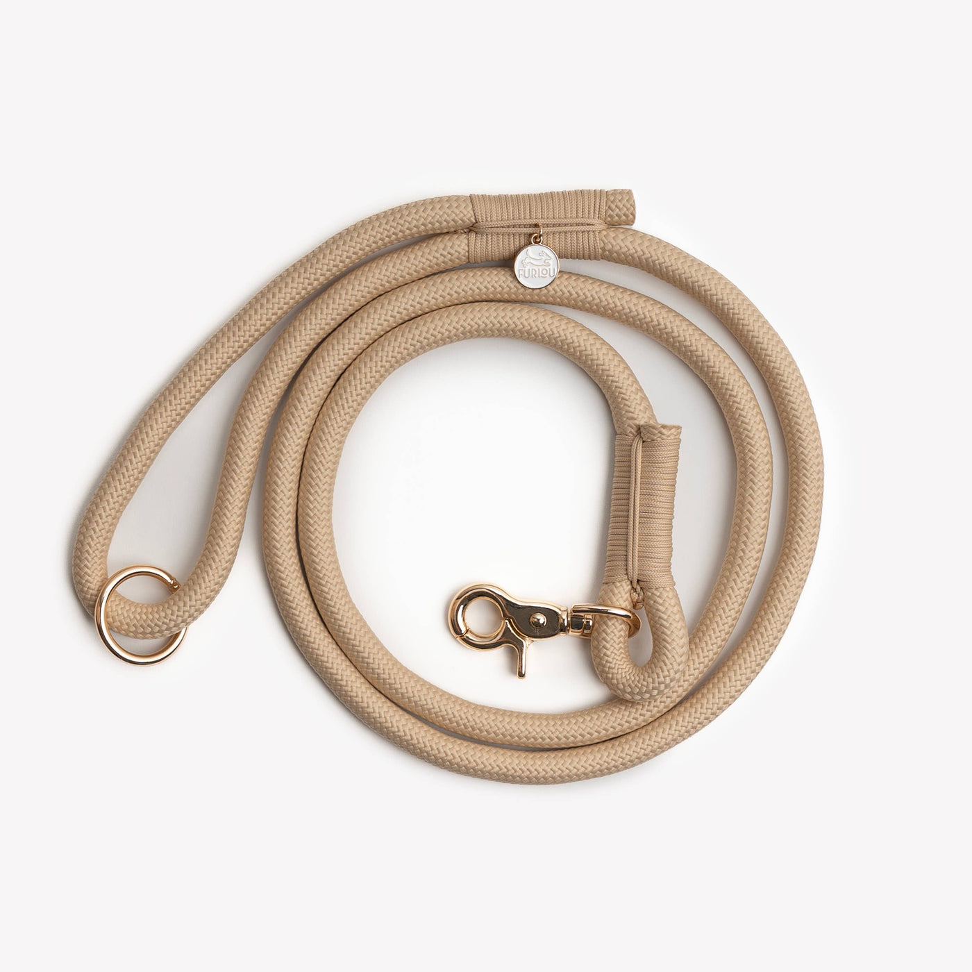 FURLOU - "Tan" - Guinzaglio intrecciato per cani