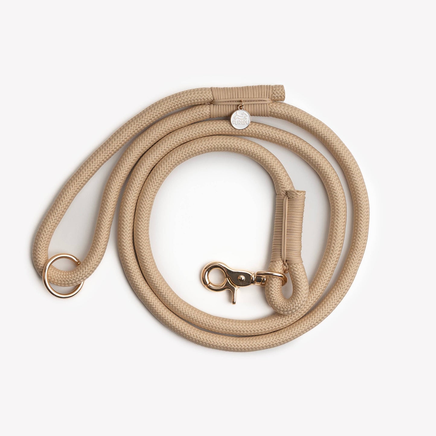 FURLOU - „Tan“ – Geflochtene Hundeleine - OSSO BLU