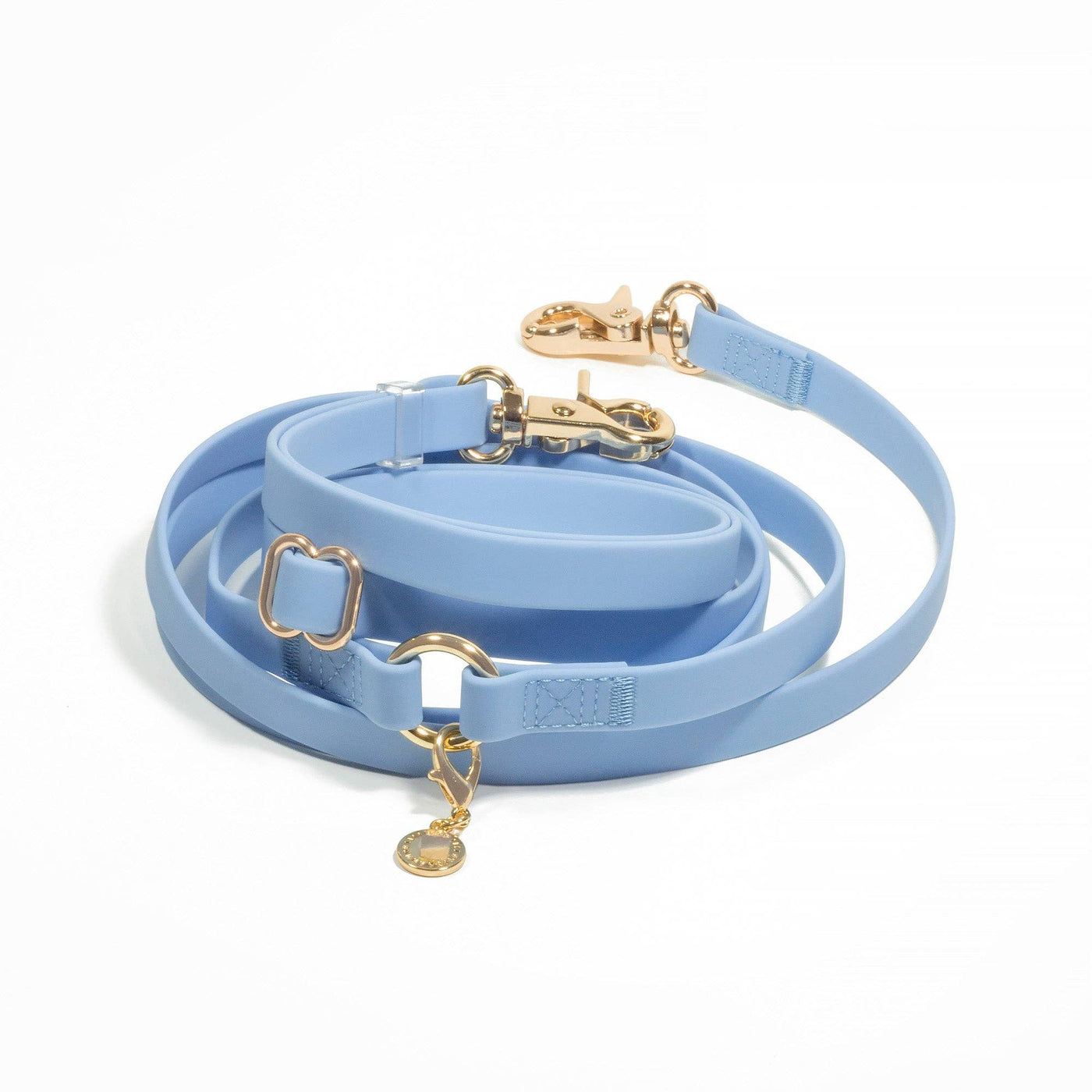 SUNNY TAILS - Guinzaglio convertibile e multifunzionale 4 in 1 per cani - Malibu Blue