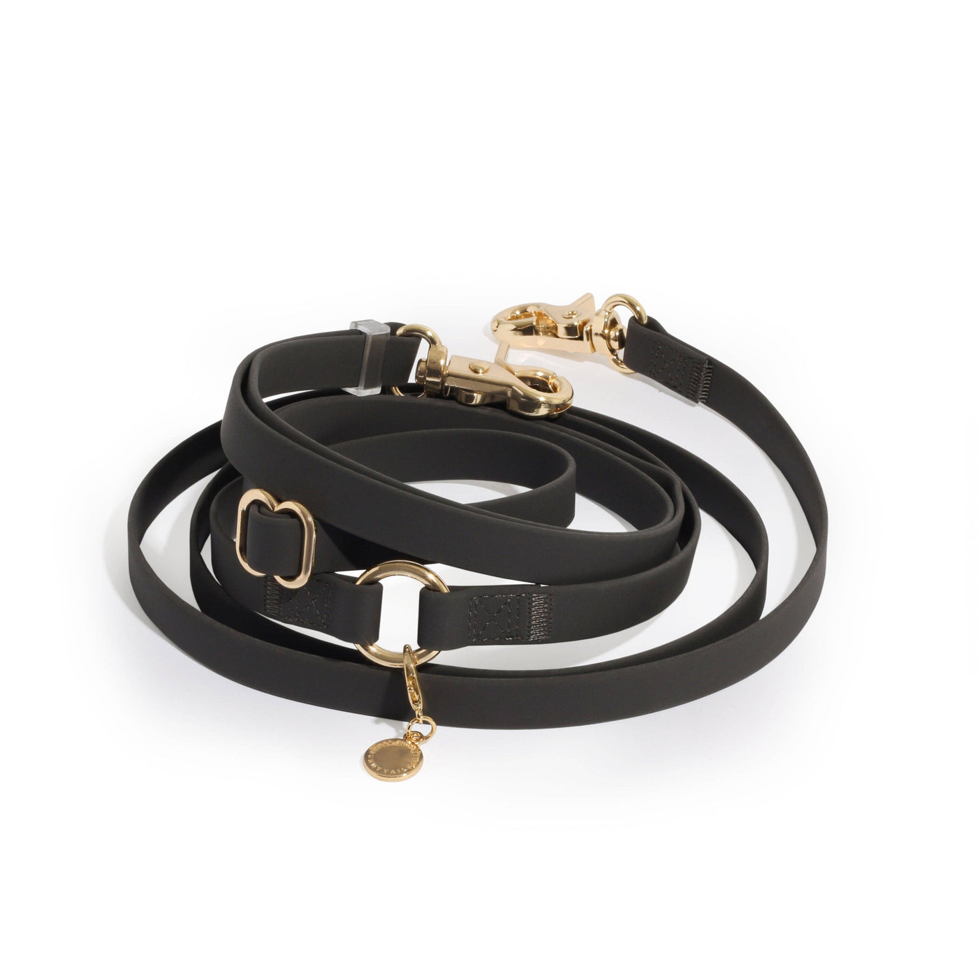 SUNNY TAILS - Guinzaglio per cani convertibile e multifunzionale 4 in 1 - Ember Black