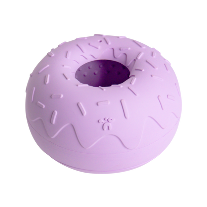 INOOKO – Yoomy Donut Schleckmatte & Beschäftigungsspielzeug für Hunde – Lavendel