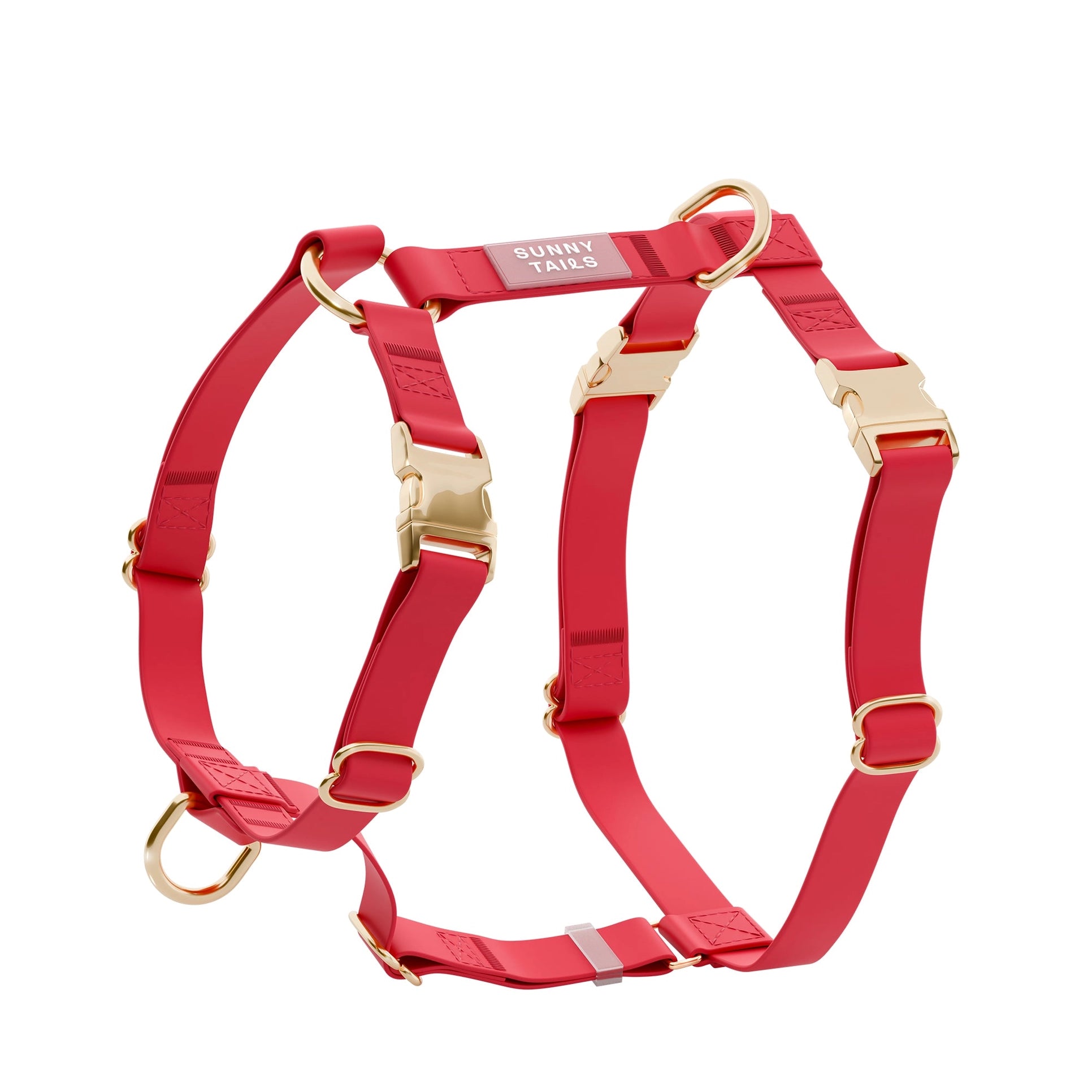 SUNNY TAILS - Wasserdichtes Hundegeschirr - Cherry Red - OSSO BLU