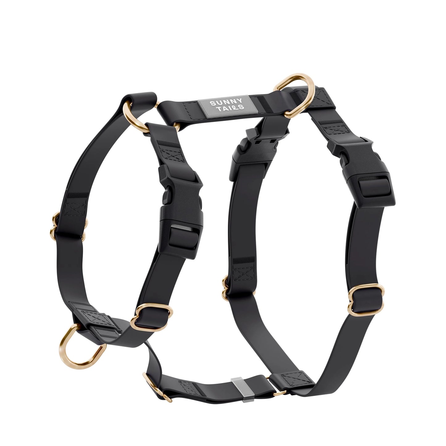 SUNNY TAILS - Wasserdichtes Hundegeschirr - Ember Black - OSSO BLU