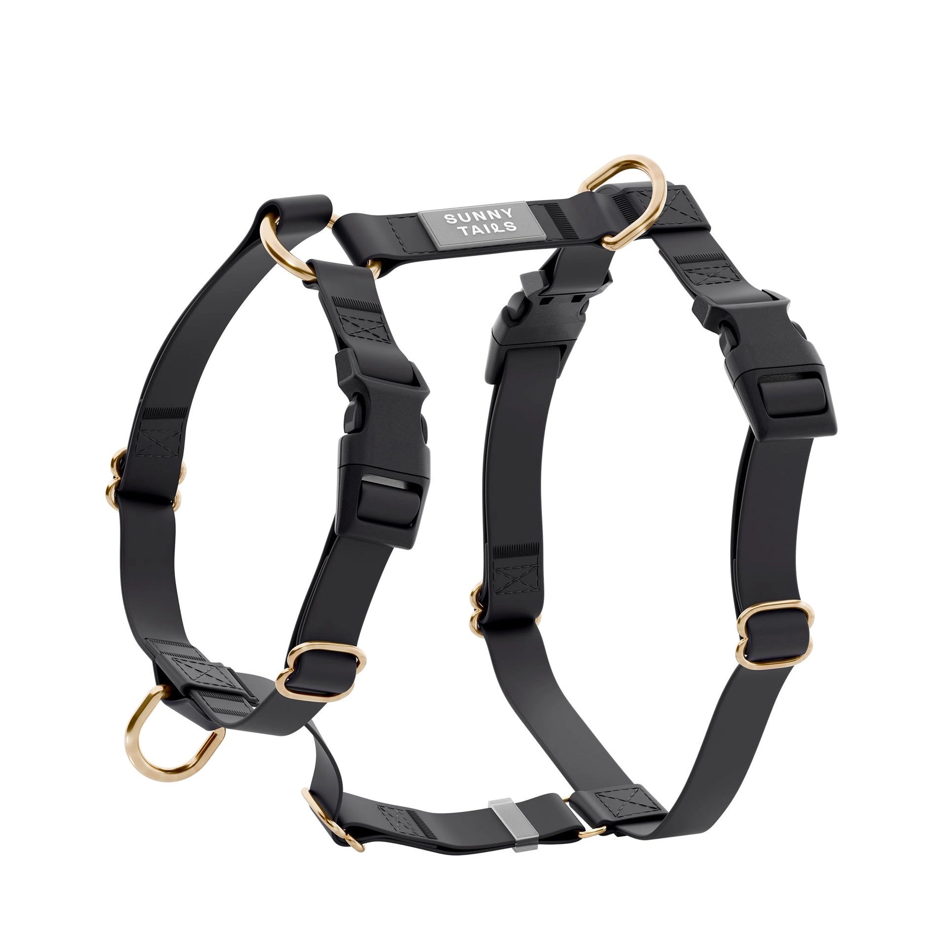 SUNNY TAILS - Wasserdichtes Hundegeschirr - Ember Black - OSSO BLU