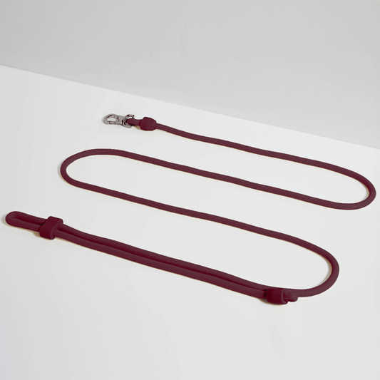 ST ARGO - 3-in-1 Hands-Free Leine in Burgunderrot - OSSO BLU