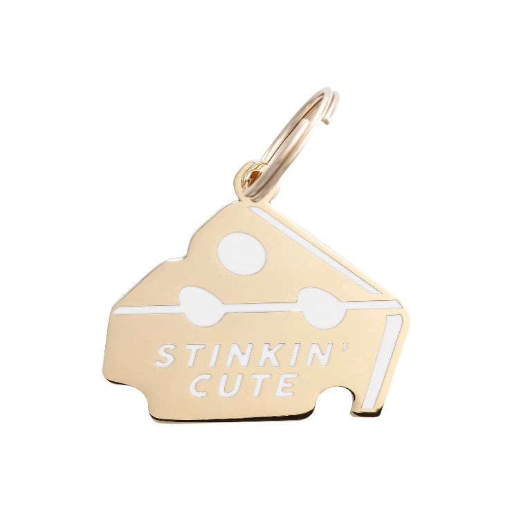 TWO TAILS PET COMPANY - Targhetta identificativa "Stinkin' Cute"