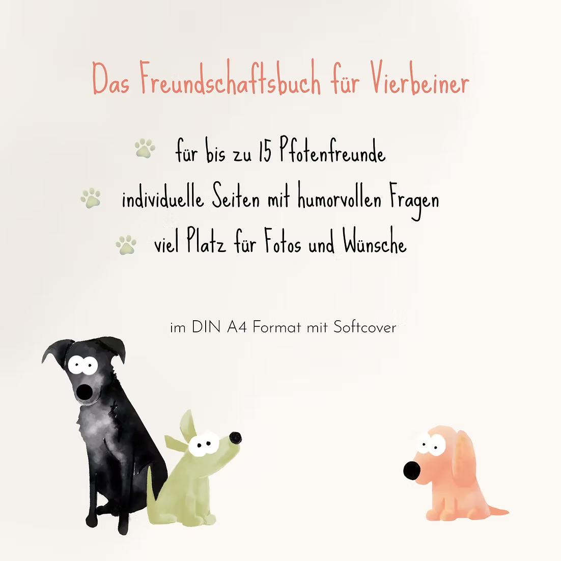 ALBUM ZAMPE – Il libro dell'amicizia per cani