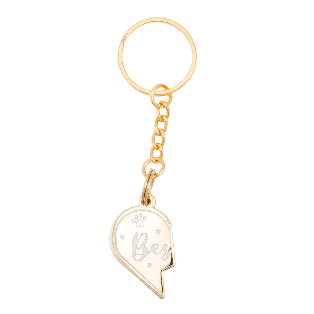 TWO TAILS PET COMPANY - Besties - Pet ID Tag & Charm - OSSO BLU