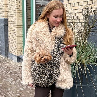 THE DOG LABEL - TDL Canvas Bag 2 – Leopard - OSSO BLU