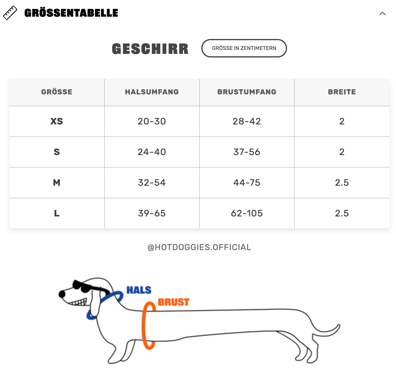 HOT DOGGIES - Geschirr „Coco Noir“ - OSSO BLU