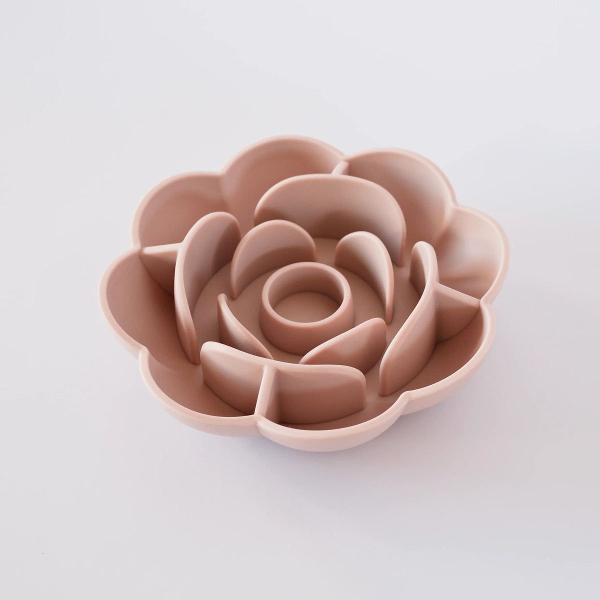 FURLOU – Flower Slow Feeder Anti-Schling-Napf Dusty Rose