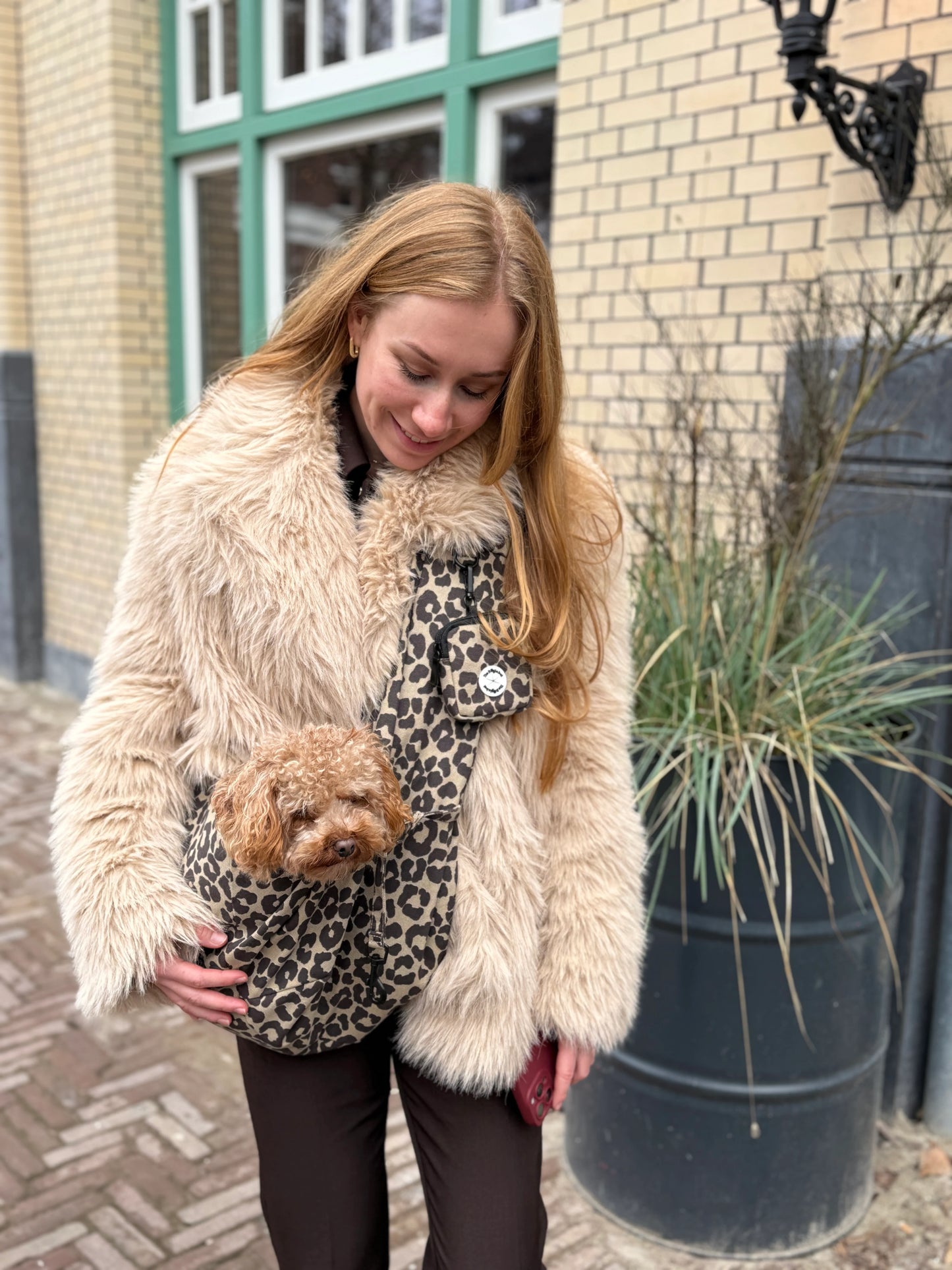 THE DOG LABEL - TDL Canvas Bag 2 – Leopard - OSSO BLU