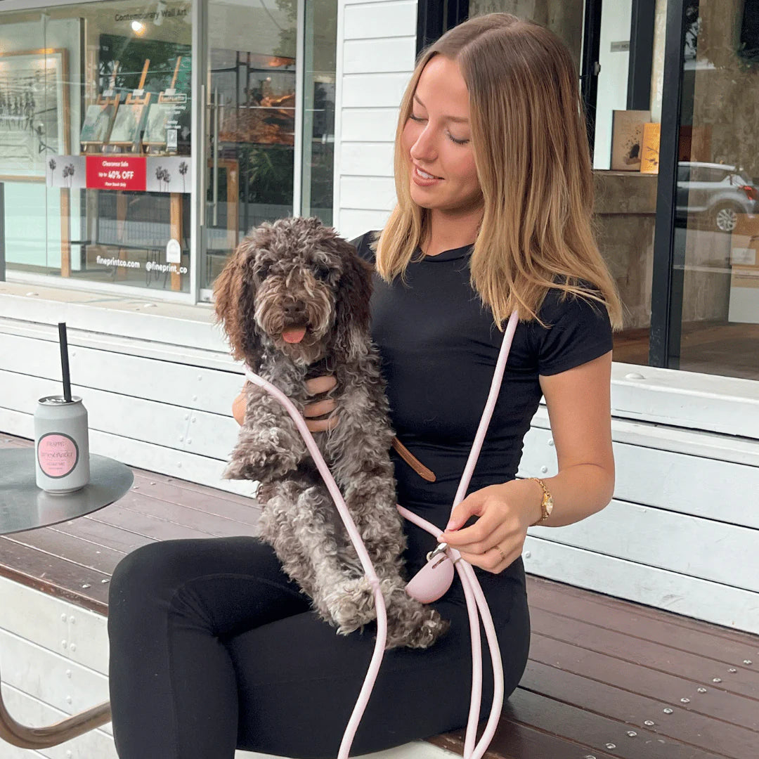 ST ARGO - 3-in-1 Hands-Free Leine in Marshmallow - OSSO BLU