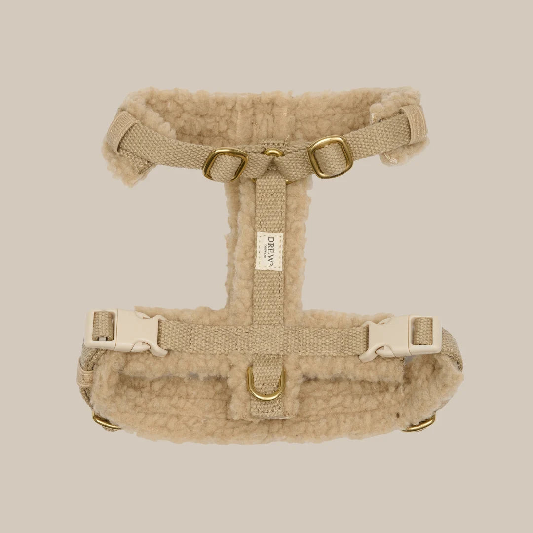 DREW'S DOGWEAR - Pettorina Teddy (beige)
