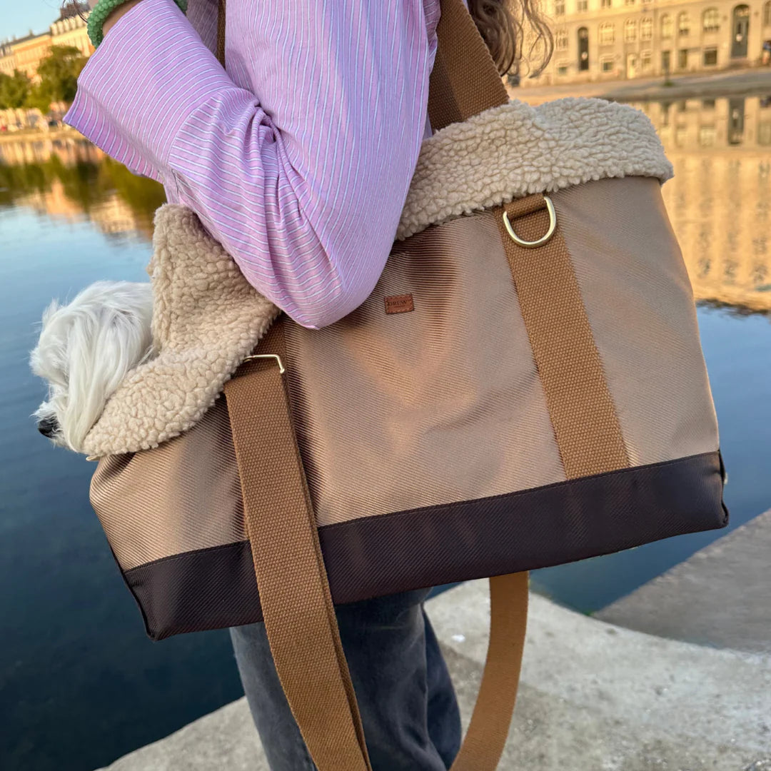 DREW'S DOGWEAR - Aspen // Borsa sportiva per cani con morbida fodera in pile Teddy