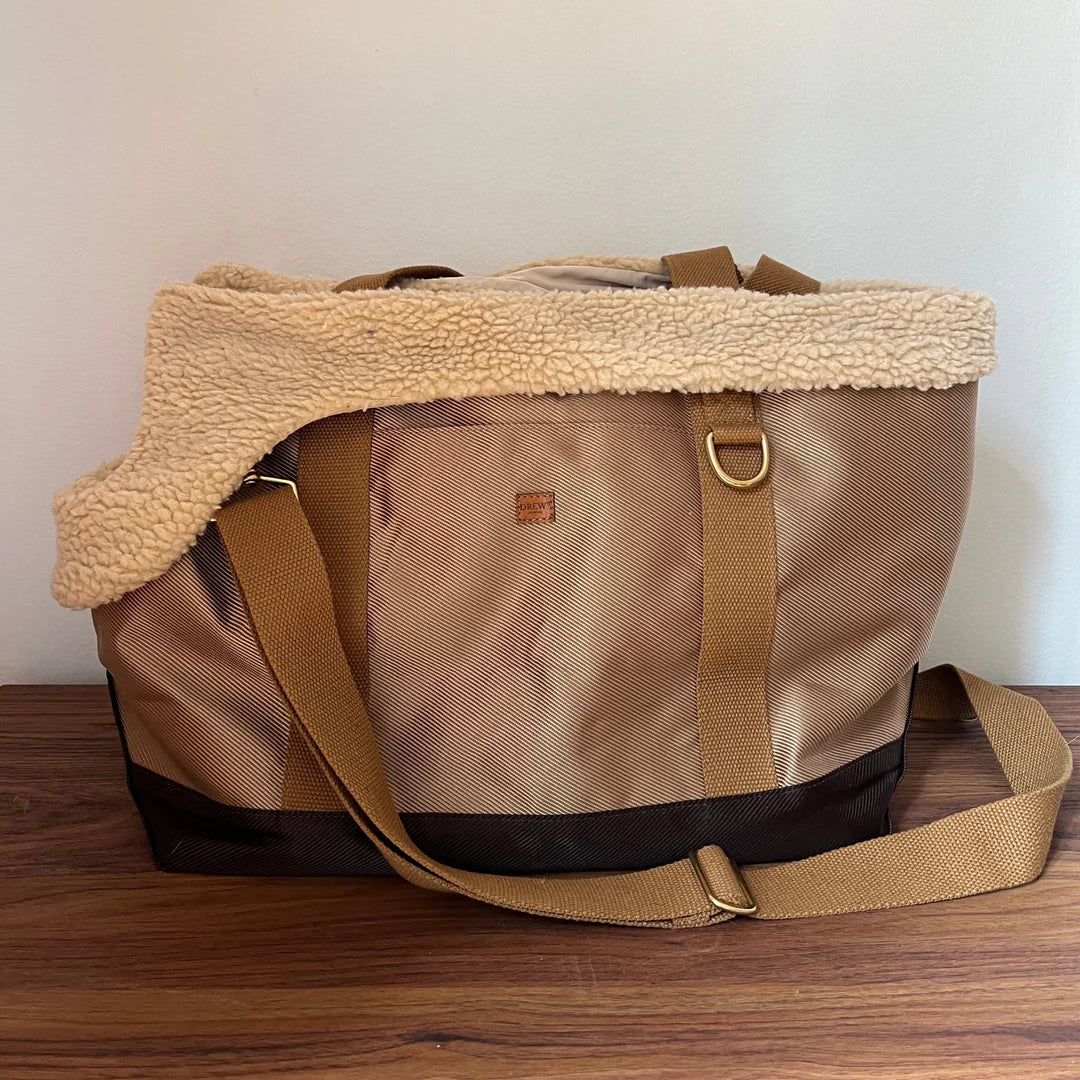 DREW'S DOGWEAR - Aspen // Sportliche Hundetasche mit weichem Futter aus Teddyfleece - OSSO BLU