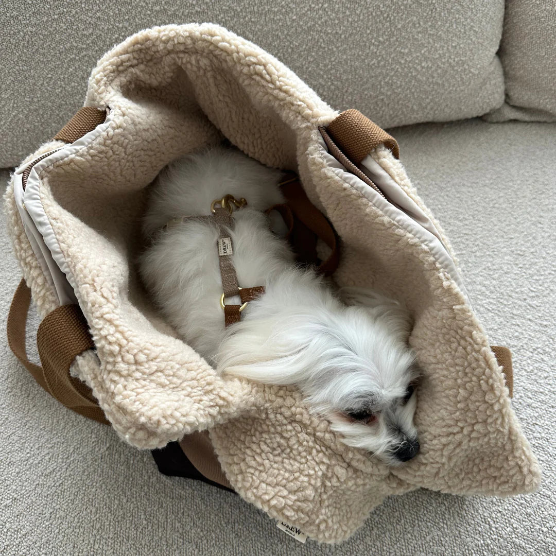 DREW'S DOGWEAR - Aspen // Borsa sportiva per cani con morbida fodera in pile Teddy