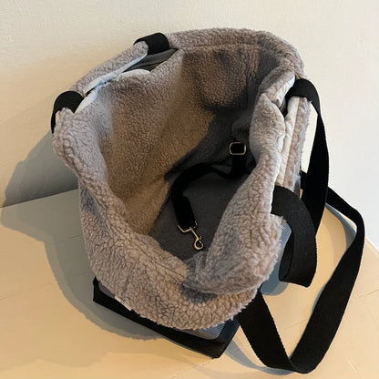 DREW'S DOGWEAR - Otis – Sportliche Hundetasche mit weichem Teddyfleece-Innenfutter - OSSO BLU