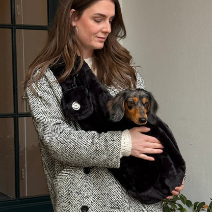 THE DOG LABEL - TDL – Fluffy Schwarz - OSSO BLU