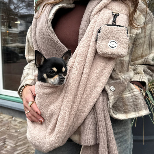 THE DOG LABEL - TDL-2 Teddy Bag – Creme - OSSO BLU