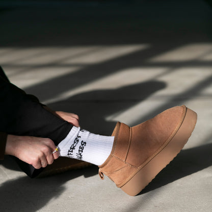OSSO BLU – 2er-Socken-Bundle „BUT FIRST WALKIES“