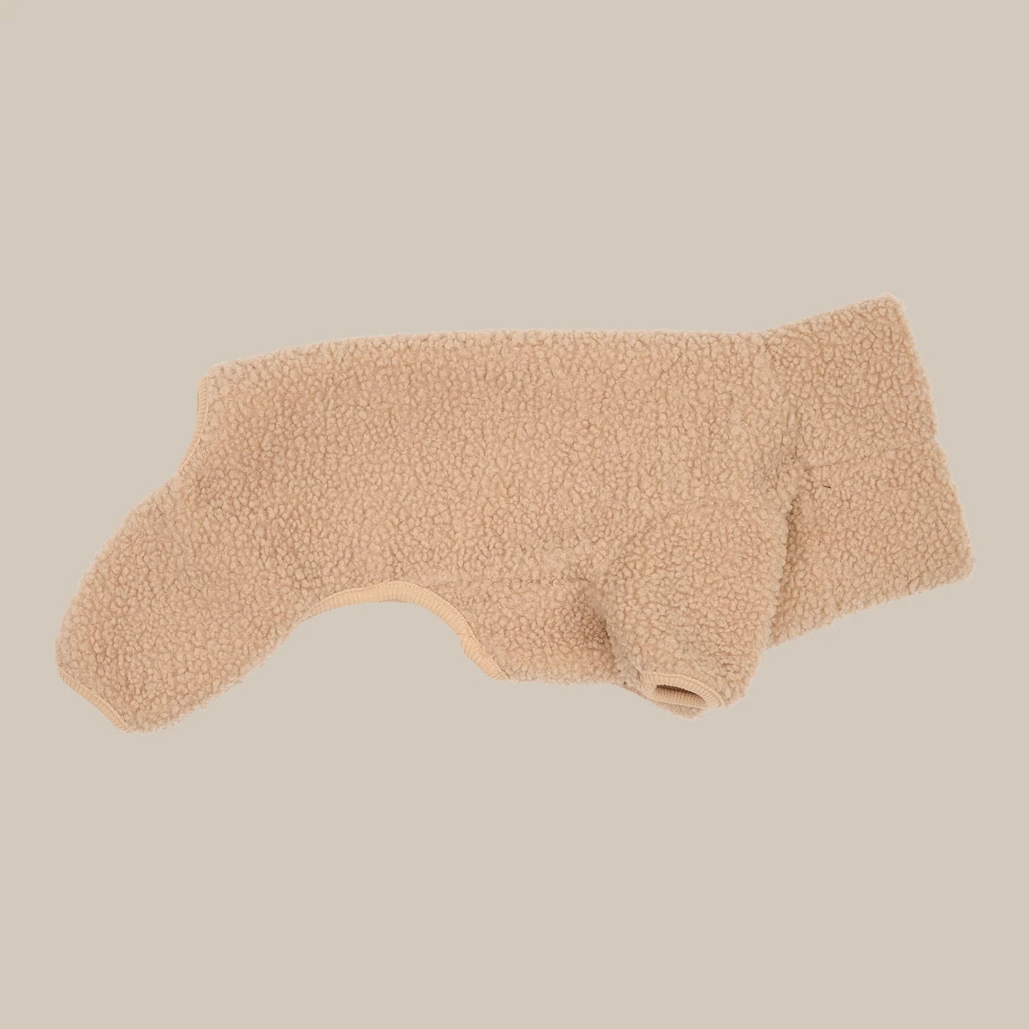 DREW’S DOGWEAR - Milo Sherpa-Hundepullover – Beige
