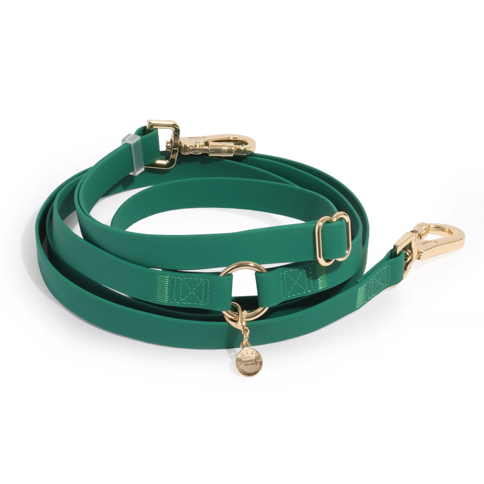 SUNNY TAILS - Meadow Green 4-in-1 Konvertierbare & Multifunktionale Hundeleine - OSSO BLU