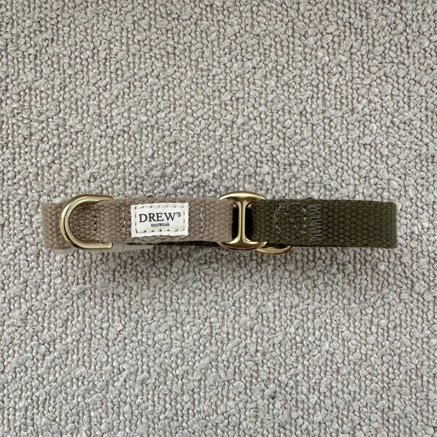 DREW'S DOGWEAR - Cortado / Collare per cani - Khaki