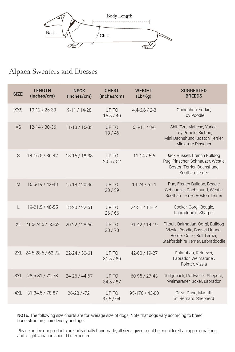 ALQO WASI – Fall Medley Alpaka-Hundepullover Altrosa