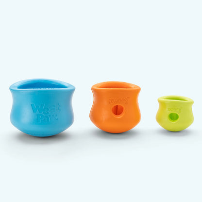 WEST PAW - Toppl® – Intelligenzspielzeug mit Leckerli-Funktion - OSSO BLU