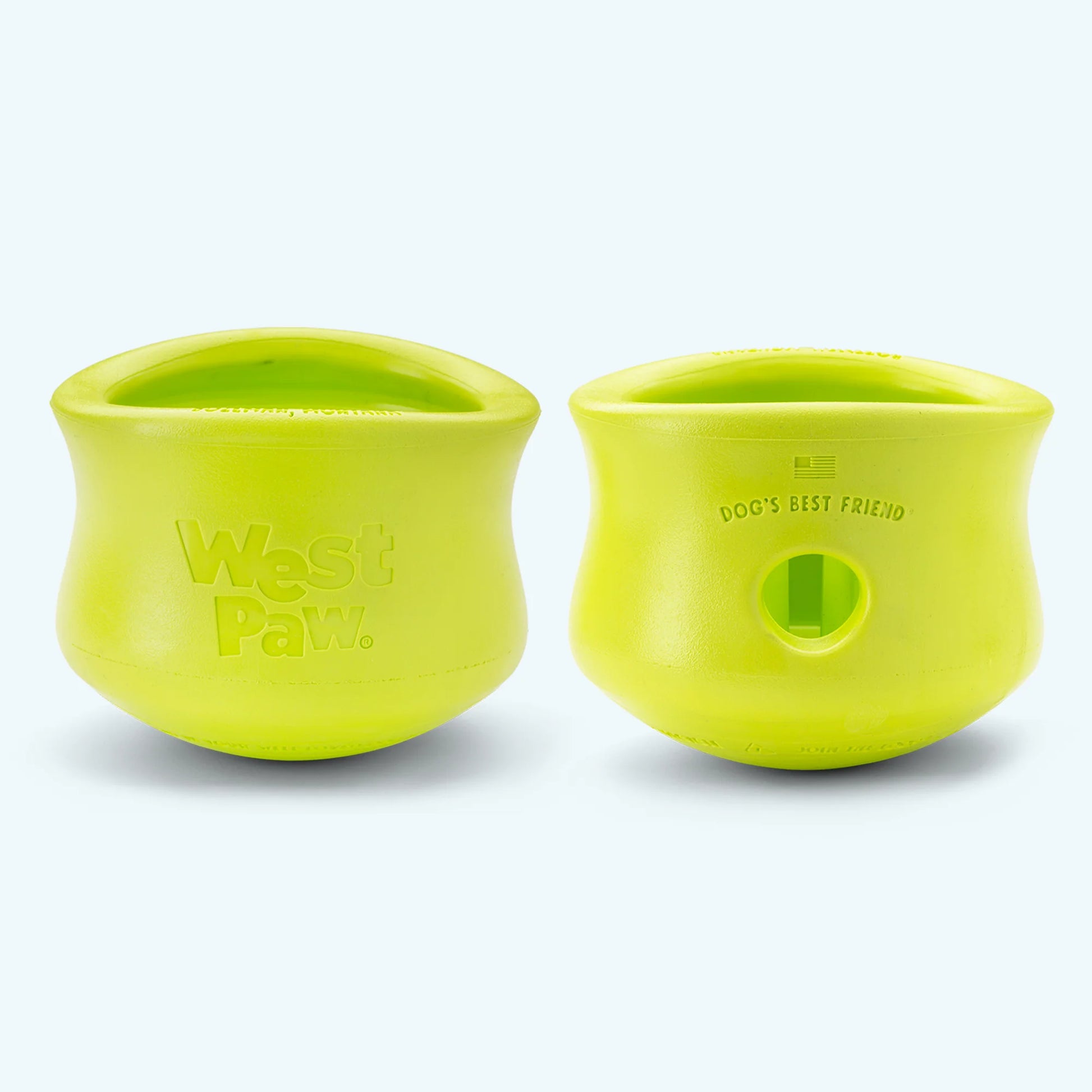 WEST PAW - Toppl® – Intelligenzspielzeug mit Leckerli-Funktion - OSSO BLU