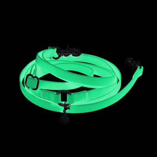SUNNY TAILS - 4-in-1 Konvertierbare & Multifunktionale Hundeleine - Glow in the Dark - OSSO BLU