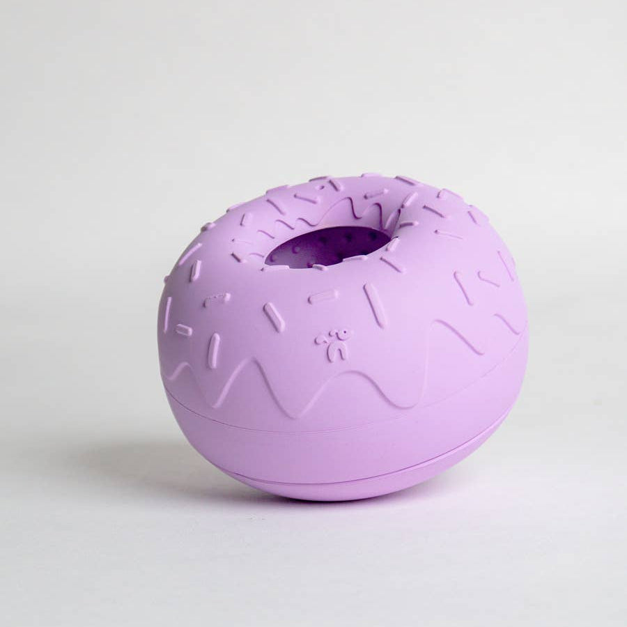 INOOKO – Yoomy Tappetino Lick Mat a forma di ciambella e giocattolo per cani – Lavanda