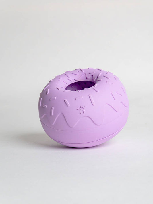 INOOKO – Yoomy Donut Schleckmatte & Beschäftigungsspielzeug für Hunde – Lavendel