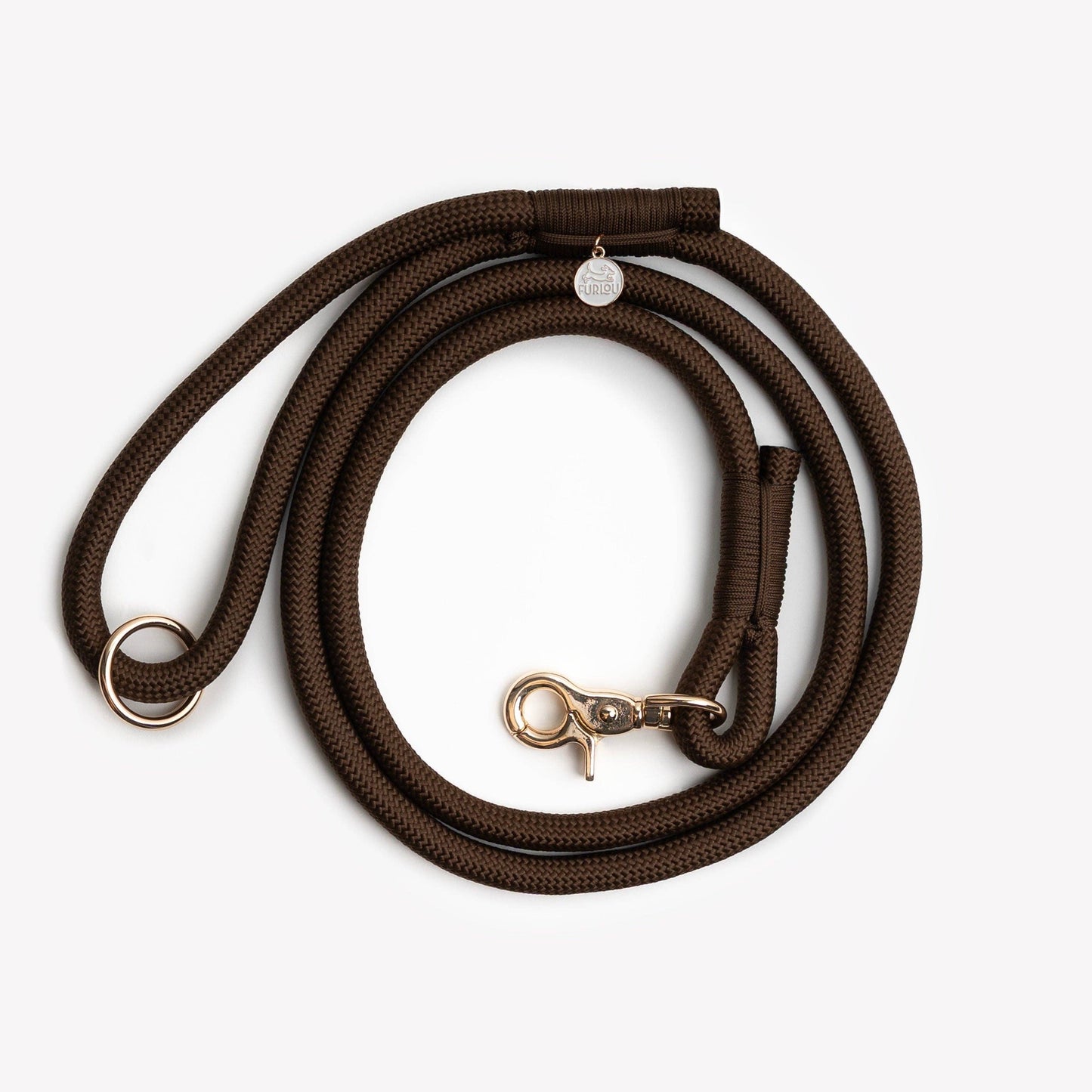 FURLOU - „Brown“ – Geflochtene Hundeleine - OSSO BLU