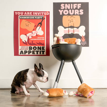 the furryfolks - Knochen Appétit Nasenarbeits-Spielzeug - OSSO BLU