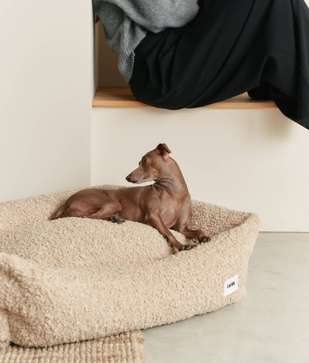CAFIDE - Hundebett „Snozy“ – Beige - OSSO BLU