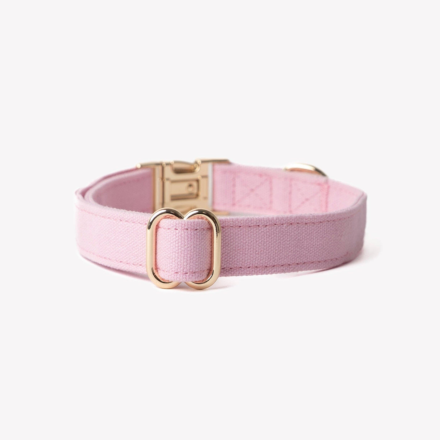 FURLOU – Collare per cani in tela di cotone rosa