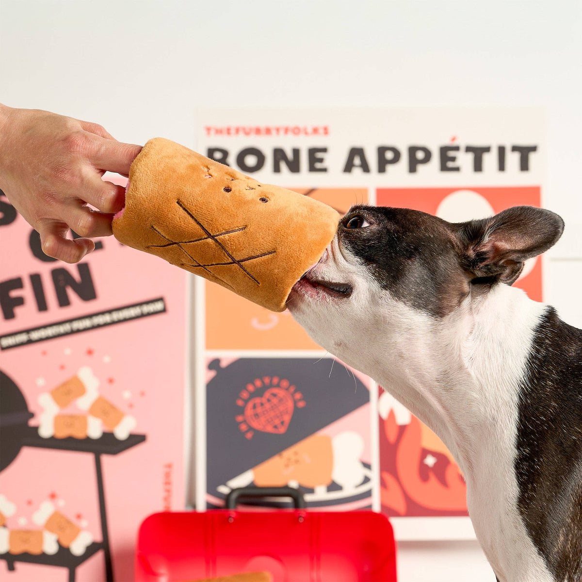the furryfolks - Knochen Appétit Nasenarbeits-Spielzeug - OSSO BLU