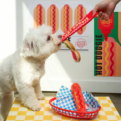 the furryfolks - Hot Doggie Nosework-Spielzeug - OSSO BLU
