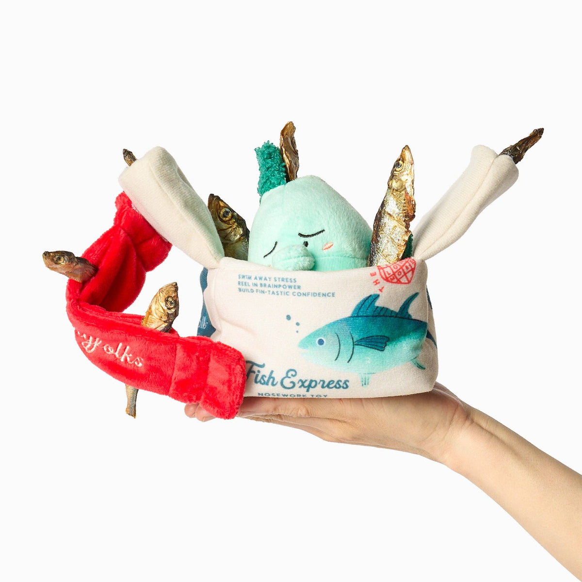 THE FURRYFOLKS – „Fish Express“ Schnüffelspielzeug für Hunde