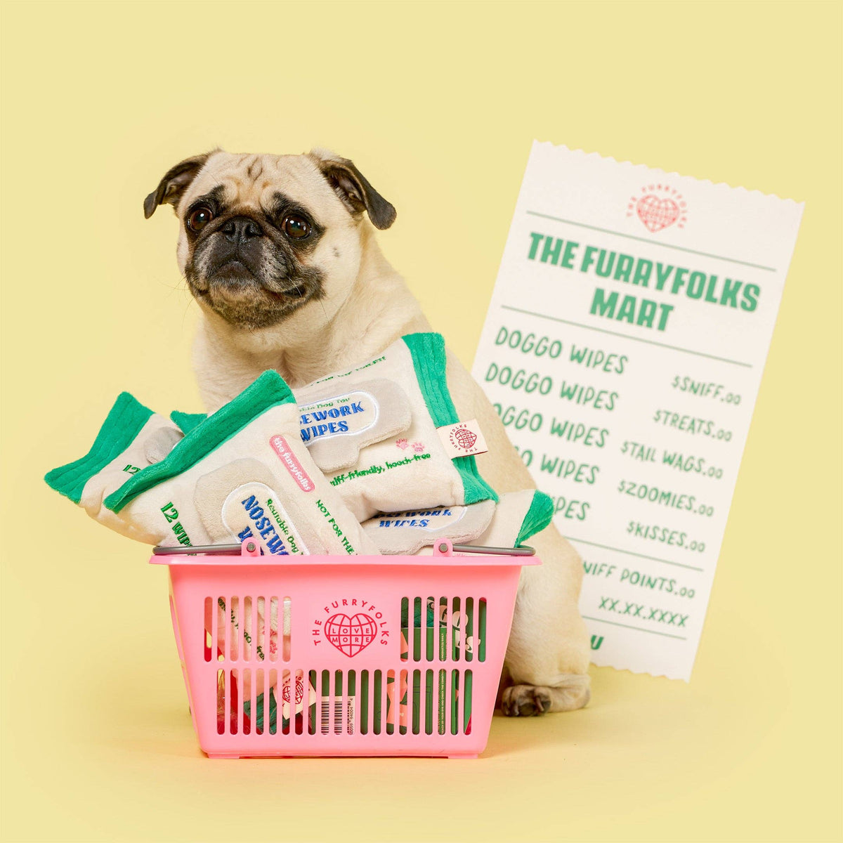 the furryfolks - Doggo Wipe Nasenarbeits-Spielzeug - OSSO BLU