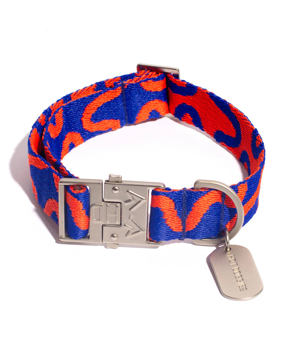 HOT DOGGIES - Halsband „Rocky Electric“ - OSSO BLU