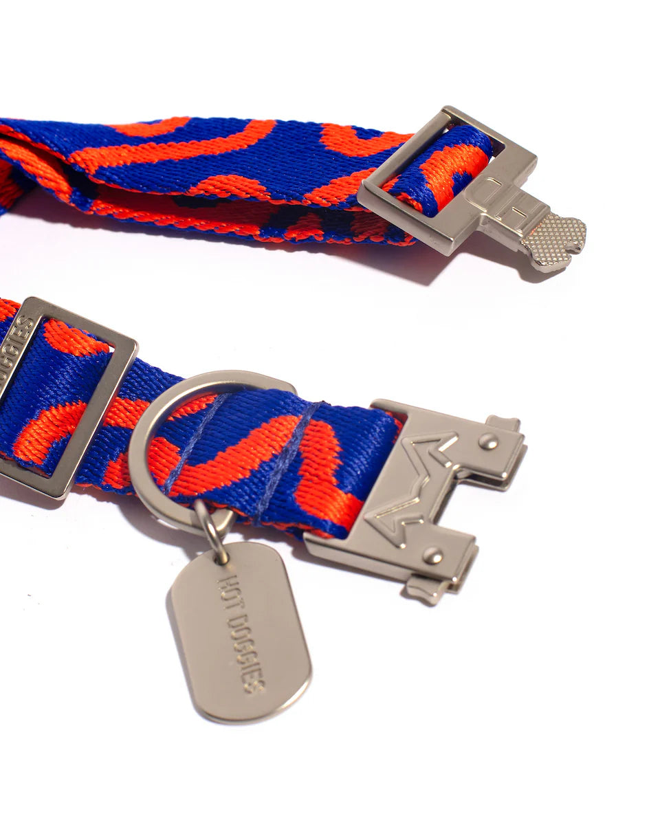 HOT DOGGIES - Halsband „Rocky Electric“ - OSSO BLU