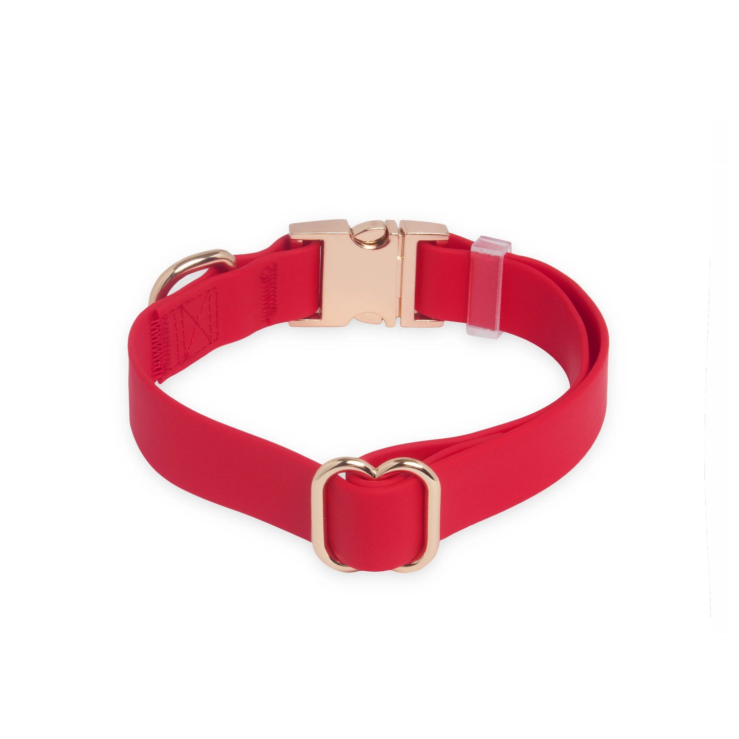 SUNNY TAILS - Wasserdichtes Hundehalsband - Cherry Red - OSSO BLU