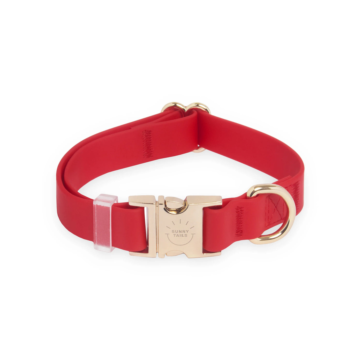 SUNNY TAILS - Collare per cani impermeabile - Rosso ciliegia