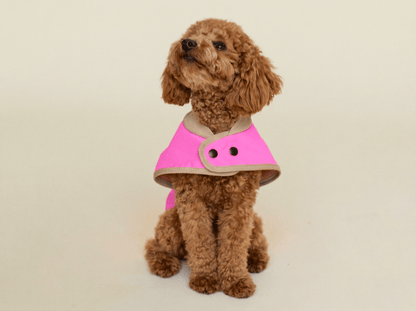 LUMIIES – Glow Raincoat Mini-Fit Hunderegenmantel Neonpink