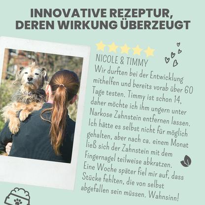 NOMS+ - Dentalspray für Hunde & Katzen – Natürliche Zahnpflege gegen Zahnstein & Mundgeruch - OSSO BLU