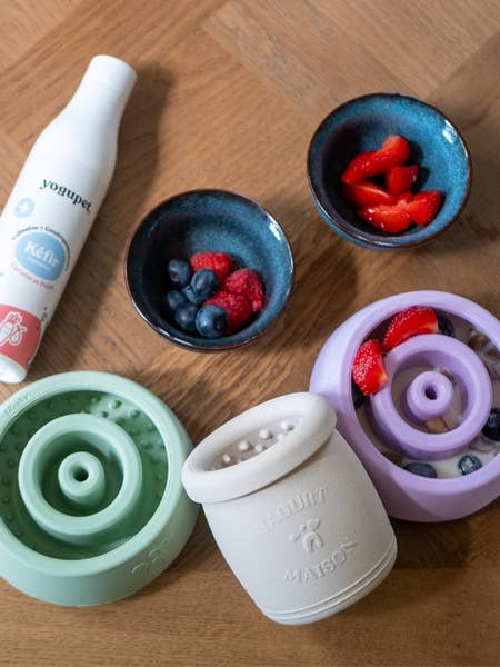INOOKO – Yoomy Wobble Schleckspielzeug & Beschäftigungsspielzeug für Hunde – Sand