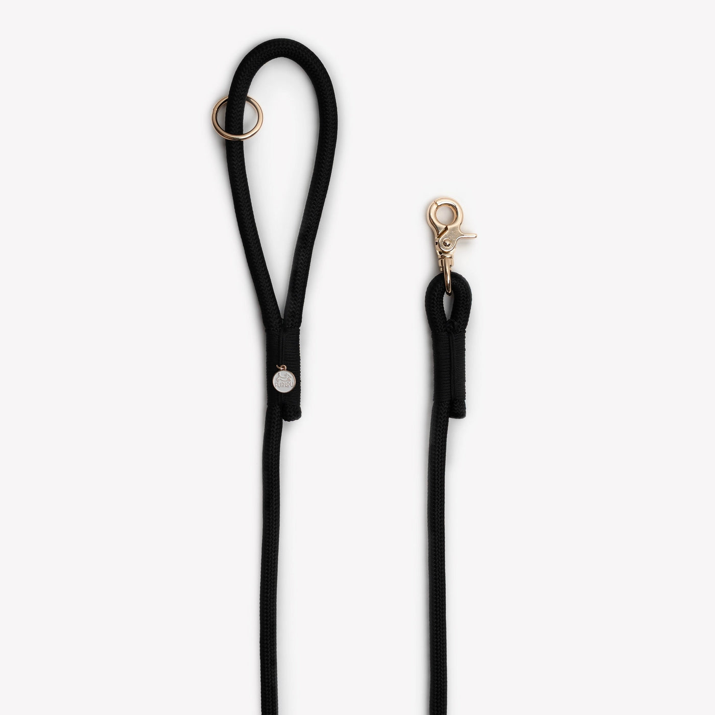 FURLOU - Guinzaglio in corda intrecciata di colore nero